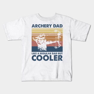 Archery Dad Vintage Gift Father's Day Kids T-Shirt